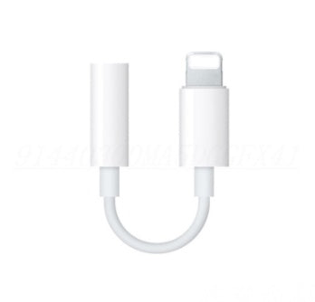 Compatible con Apple, adaptador de auriculares para iPhone 7, cable convertidor de auriculares Lightning a audio de 3,5 mm.