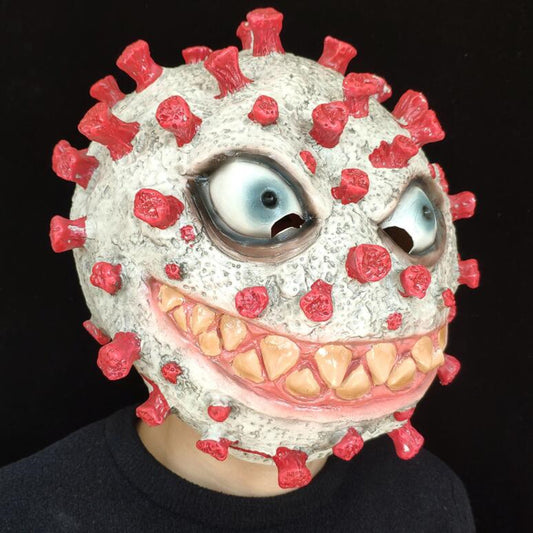 Máscara de virus de Halloween
