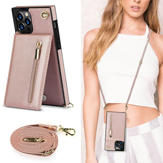 Funda para teléfono con cremallera Funda para teléfono bandolera