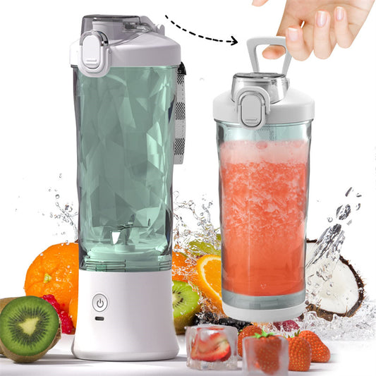 Licuadora portátil, exprimidor, licuadora de tamaño personal para batidos y batidos con 6 cuchillas, mini licuadora, utensilios de cocina