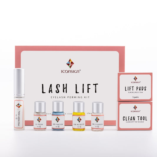 Kit de levantamiento de pestañas ICONSIGN, kit de permanente de pestañas, rizador de pestañas, herramientas de maquillaje de ojos