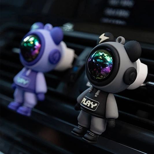 Ambientador con forma de astronauta para coche, aromaterapia, decoración interior, para salida de aire acondicionado