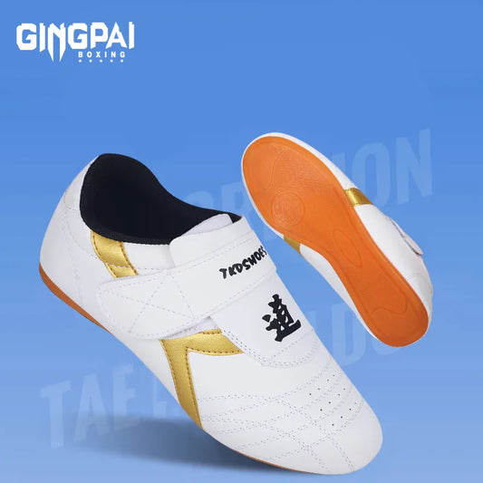 Zapatos de Taekwondo, transpirables, de Kung Fu, Taichi, Karate, artes marciales, lucha libre, zapatillas deportivas de suela blanda para adultos y niños.