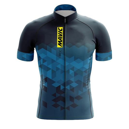 Maillot de ciclismo de manga corta RCC MAVIC para hombre, ropa de ciclismo de carretera de verano 2025, transpirable, para gimnasio