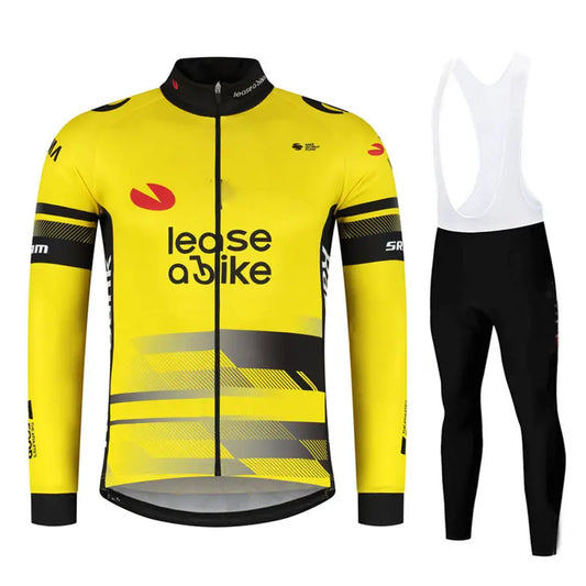 Jumbo Team Otoño Manga Larga Nueva Carrera MTB Primavera Conjunto de Jersey Largo de Ciclismo Bicicleta Ciclismo Ropa Uniforme Ropa Ciclismo
